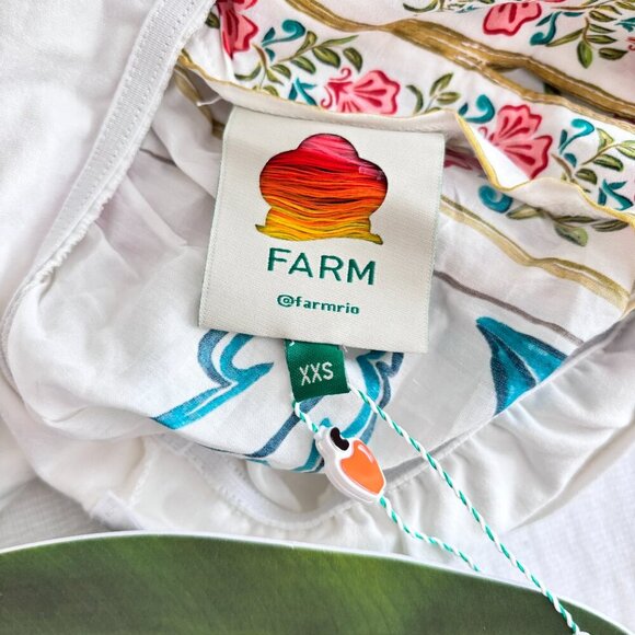 FARM Rio Off-White Insects Floral Bodysuit - Picture 11 of 11